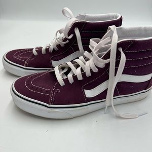 Vans Sk8 High sneakers in Deep Plum